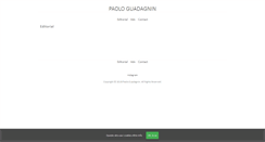 Desktop Screenshot of paologuadagnin.com